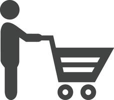Shopping icon symbol image vector
