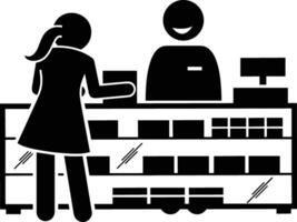 Shopping icon symbol image vector