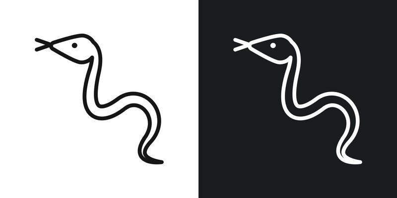 Snake Outline Vector Art, Icons, and Graphics for Free Download