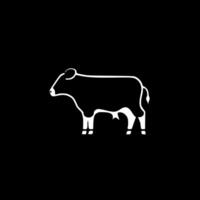 Animal - Black and White Isolated Icon - illustration vector