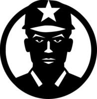 Army, Minimalist and Simple Silhouette - illustration vector