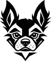 Chihuahua, Minimalist and Simple Silhouette - illustration vector