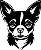 Chihuahua - Minimalist and Flat Logo - illustration vector