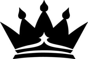 Crown, Minimalist and Simple Silhouette - illustration vector