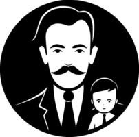 Father, Minimalist and Simple Silhouette - illustration vector