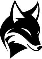 Fox, Minimalist and Simple Silhouette - illustration vector