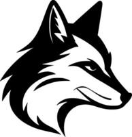 Fox, Minimalist and Simple Silhouette - illustration vector