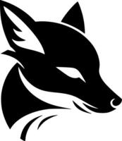 Fox, Minimalist and Simple Silhouette - illustration vector
