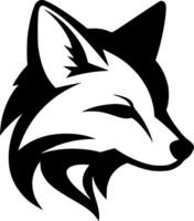 Fox, Minimalist and Simple Silhouette - illustration vector