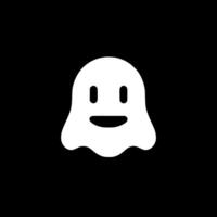 Ghost, Minimalist and Simple Silhouette - illustration vector