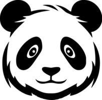 Panda - Minimalist and Flat Logo - illustration vector