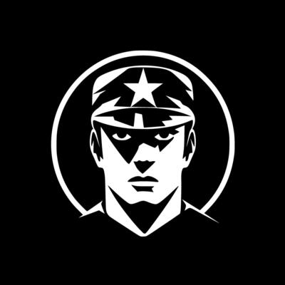 War - Minimalist and Flat Logo - illustration