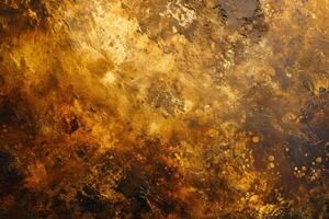 Close-up of a vibrant, textured and golden surface with intricate details photo