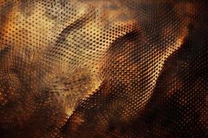Abstract metallic texture with dotted pattern photo