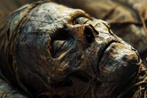 Textured organic surface with wrinkle patterns photo