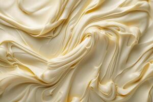 Luxurious Abstract cream lotion background. Generate Ai photo