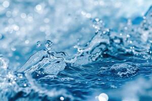 Captivating Water background. Generate Ai photo