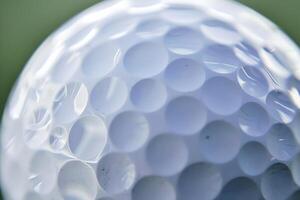 Closeup of golf ball texture photo