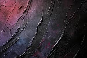 Abstract dark textured background with color accents photo