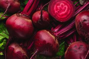 Tender Beetroot half slice. Generate Ai 47337039 Stock Photo at Vecteezy