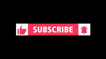 button internet icon hand cursor finger lower third like subscribe animation. video