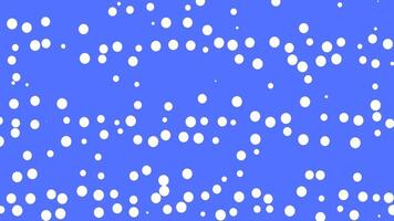 Animation of circles pattern on blue background video