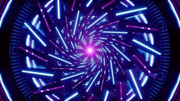 VJ Loop Background of Spinning Light Tunnel video