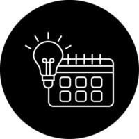 Day To Day Learning Circle Icon vector