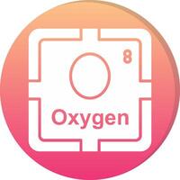 Oxygen Circle Icon vector