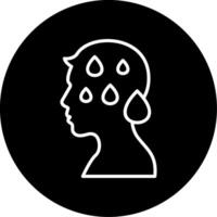 Sweating Circle Icon vector