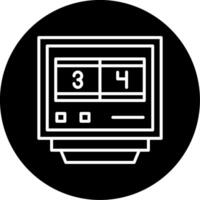 Lap Counters Circle Icon vector