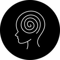 Hallucination Circle Icon vector