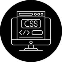 Css Circle Icon vector