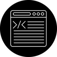 Coding Circle Icon vector