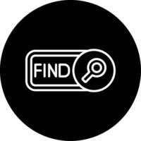 Find Circle Icon vector