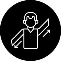 Parallel Arm Circle Icon vector