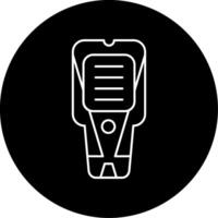 Stud Finder Circle Icon vector