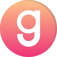 Small g Icon vector