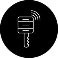 Smart Key Circle Icon vector
