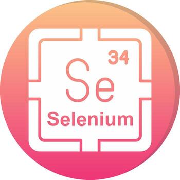 Selenium Circle Icon vector