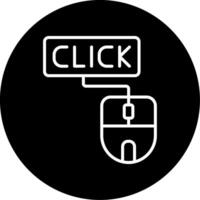 Click Circle Icon vector