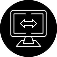 Gap Measurement Circle Icon vector