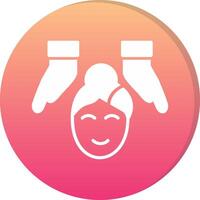 Massage Circle Icon vector