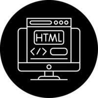 Html Circle Icon vector