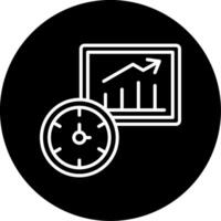 Time To Market Circle Icon vector