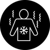 Chills Circle Icon vector