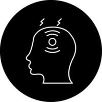 Headache Circle Icon vector