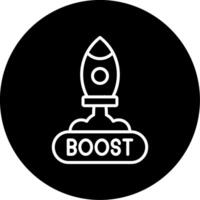 Boost Circle Icon vector