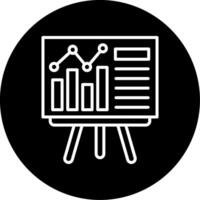 Presentation Circle Icon vector