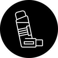 Inhaler Circle Icon vector